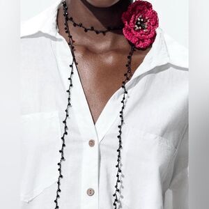 Flower necklace S878